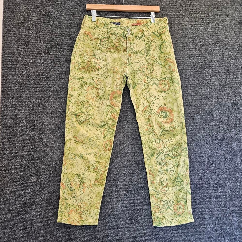 Anthropologie Pilcro The Wanderer Low-Rise Botanical Print Size 29 Pants